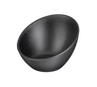 Aps ZEN - Ciotola in melamina nera effetto pietra con un diametro di 10 cm e 7 cm di altezza