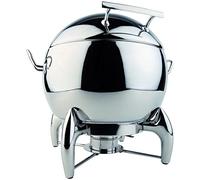 APS zuppe sfera GLOBE incl. Telaio diametro circa 48 cm, H 45 cm, 9 litri acciaio inox lucidato a specchio