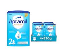 APTAMIL 2 - Latte in Polvere per Neonati dal 6° Mese Compiuto al 12° - 3320 grammi (4 confezioni da 830g)