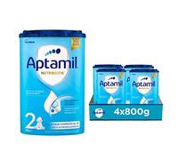 APTAMIL Nutribiotik 2 - Latte di Proseguimento in Polvere per lattanti ddai 6 ai 12 mesi - Confezione da 3200 grammi (4 confezioni da 800g)