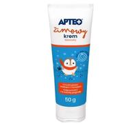 APTEO Crema invernale senza acqua, 50 g, per bambini e adulti + sottobicchiere MiL4, crema contro il freddo, protezione dal vento, crema