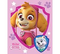 APTEX Paw Patrol - Coperta in pile, 100 x 140 cm, colore: Rosa