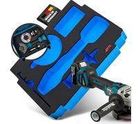 APTEX Schaumeinlage passend für Makita Akku- Winkelschleifer DGA 411-414, 461-464, 511-514 MakPac Größe 2-3