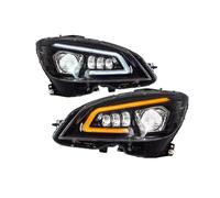Aptfkec Faro Fanale Anteriore Per Benz Classe C C200 C260 C63 W204 2007 2008 2009 2010 2011 Auto Full LED Fari DRL Indicatori Di Direzione Xenon Lente Luci Anteriori Auto Accesso