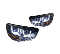 Aptfkec Faro Fanale Anteriore Per Citroen Per C4 Per C4L 2013 2014 2015 2016 Fari DRL Indicatori Direzione Fascio Alto Angelo Occhio Lente Proiettore Testa Della Lampada Faro