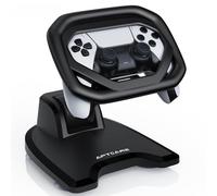 APTGAME Supporto per volante da corsa per PS5/PS5 Elite, supporto per volante con 4 ventose da tavolo per controller PlayStation 5 Dualsense, più robusto e affidabile per corse immersive