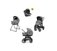 Aptica XT System Quattro - Canyon Grey con telaio Nero e seggiolino auto Darwin Infant - 2025 - inglesina