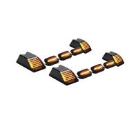 APTKCMCNVG Specchio Indicatori Direzione Per Hummer H2 2003-2009 E Per SUT/SU 2005-2009 Anteriore Ambra Posteriore LED Rosso Cabina Luci Sul Tetto Indicatore Di Spazio(10pcs Amber)