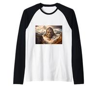 APU Inca Mitologia Spiriti montani Guardiani Pietra Maglia con Maniche Raglan