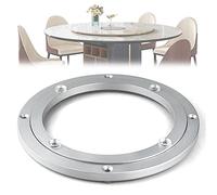 ApuaVireo&Co Cuscinetto for giradischi in lega di alluminio, Cuscinetto for giradischi Lazy Susan Rotante a 360 gradi in lega di alluminio argento Dimensioni multiple(50 cm)
