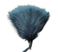 ApuaVireo&Co Erba della Pampa Grande 10 pezzi 14 pollici Erba della Pampa Fiori Artificiali Canna Finta Piuma Fiore Finto Fai da Te Accessori Casa Stanza Matrimonio Decorazione Floreale(Blue)