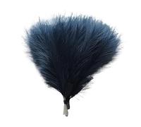 ApuaVireo&Co Erba della Pampa Grande 10 pezzi 14 pollici Erba della Pampa Fiori Artificiali Canna Finta Piuma Fiore Finto Fai da Te Accessori Casa Stanza Matrimonio Decorazione Floreale(Dk Blue)