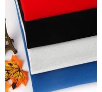 ApuaVireo&Co Fogli di tessuto floccato adesivi, fogli di velluto per artigianato, creazione di cassetti per gioielli, decorazione di divani e interni per auto. (Beige,6 Sheets)