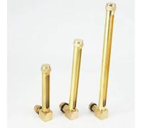 ApuaVireo&Co Indicatore di livello del liquido dell'olio, M12 M14 in ottone, indicatore, torni, 1 pezzo(200mm,1/4")
