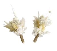 ApuaVireo&Co Pampas Grass, grande mini bouquet di fiori secchi, decorazione for matrimoni, fiori naturali conservati, erba della pampa for inviti, creazione di biglietti fai da te(L54,10pcs)
