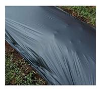 ApuaVireo&Co Pellicola pacciamante for Il Controllo delle Erbacce, pellicole in PE Nere for ortaggi agricoli, Pellicola Perforata for Serre a 5 Fori(1x20m Without Hole)