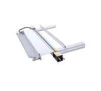 ApuaVireo&Co Piegatrice for Acrilico, piegatrice for Acrilico da 125 cm con Staffa e Angolo, Foglio Organico in plastica PVC(60 Cm)