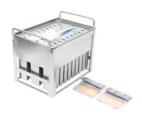 ApuaVireo&Co Stampo for ghiaccioli a testa piatta, stampi for ghiaccioli for uso domestico/commerciale, stampo for gelato con bastoncini(30Pcs 115g/0.25lbs Flat Head Flat Plate)