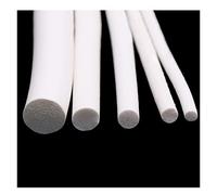 ApuaVireo&Co Striscia di Spugna in Gomma siliconica da 1 m, Strisce sigillanti in Schiuma Circolare a Celle Chiuse Bianche da 4 mm, 5 6 7 8 9 10 11 12 14 15 16 mm, 1 pz.(14mm)