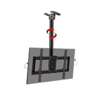 ApuaVireo&Co Supporto da soffitto regolabile per TV, supporto girevole a 360 gradi per TV LCD, compatibile con TV da 37 a 85 pollici, VESA max. 600 x 400 mm, con capacità di carico di 176 LB.