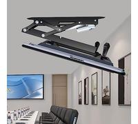 ApuaVireo&Co Supporto TV da soffitto motorizzato - Inclinazione da 0 a 85°, sollevatore TV elettrico telescopico con sollevamento automatico, adatto a TV da 32 a 70 pollici