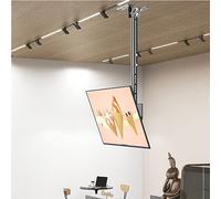 ApuaVireo&Co Supporto TV girevole e inclinabile a 360 gradi, supporto TV da soffitto, adatto a TV da 26-60 pollici, VESA Max 400x400 mm, carico 50 kg/110 libbre(4M)