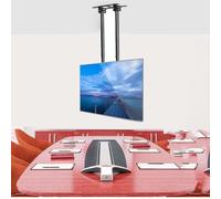 ApuaVireo&Co Supporto TV regolabile da soffitto, supporto TV a 2 montanti for schermo singolo, for TV da 55-100 pollici, VESA Max 900x600 mm