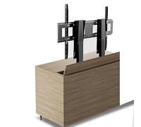ApuaVireo&Co Supporto TV regolabile, meccanismo di sollevamento TV con telecomando, corsa di sollevamento a doppio motore 150 cm/59,0 pollici, for TV da 55"-120" fino a 130 kg/286 libbre
