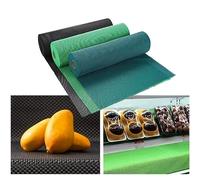 ApuaVireo&Co Tappetino antiscivolo multiuso in PVC, antiscivolo, per cassetto della cucina, impermeabile, per il bagno, (verde, 31,5" W x 196,9" L)