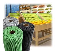 ApuaVireo&Co Tappetino Antiscivolo Multiuso, Rivestimento for Ripiani in PVC Non Adesivo, Rivestimento for cassetti da Cucina, Rotolo di organizzazione for armadi e cassetti(Green,0.8x20cm)