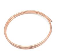 ApuaVireo&Co Tubo di rame flessibile arrotolato, tubo di rame rosso T2, bobina da 5 metri, diverse dimensioni for refrigerazione AC, fai da te(14 x 12.2mm)