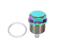 Aputoxz Accessorio 1 Set M20x1.5 Multicolore Magnetico Tappo di Scarico Olio Sump Pan Dado Bullone Vite con Guarnizioni Auto