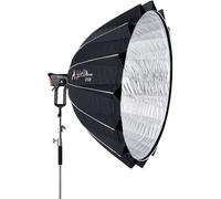 Aputure Light Dome 150 - Softbox 150 cm, Tessuto Nero, Inclusa Griglia di Controllo della Luce, Diffusione Frontale 1.5 Stop e 2.5 Stop, Adattatore Speed-Ring, Borsa per Trasporto