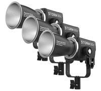 Aputure Storm 80c, kit a 3 luci, 3 luci da 80 Watt