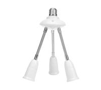APVMFMKLTG Adattatore convertitore for portalampada E27 regolabile con base girevole da 5/7 teste, a LED(3 Heads)