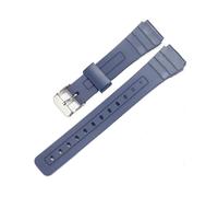 APVMFMKLTG Cinturino di ricambio per orologio Casio F91W F-91W, in resina nera, con penne, fibbia in metallo, cinturino in silicone TPU, 18 mm, Agata