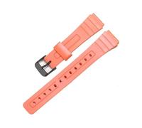 APVMFMKLTG Cinturino di ricambio per orologio Casio F91W F-91W, in resina nera, con penne, fibbia in metallo, cinturino in silicone TPU, 18 mm, Agata