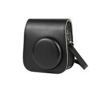 APVMFMKLTG Custodia in pelle per fotocamera a tinta unita con cinghia adatta per Fujifilm Instax Mini 11, Nero , Taglia unica