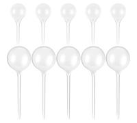 APVPOPOKGM 10 Pezzi di Sistema di irrigazione Automatico for Piante, Palline, Dispositivo di irrigazione a Goccia, picchetti, Inserto for fioriera, Auto-alimentante(White)