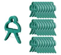 APVPOPOKGM 100 Pezzi di Clip fisse for Piante, staffe riutilizzabili for Serre, for Fissare steli di Fiori, Viti, Verdure, pomodori, Forniture for Il Giardino(L,100pcs)
