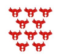 APVPOPOKGM 20/50 Pezzi Dispositivo di Piegatura for Morsetti for Piante, Clip for l'addestramento di Rami di Vite e Fiori, Supporto for Il Controllo della Crescita delle Piante(Red,50PCS)