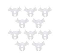 APVPOPOKGM 20/50 Pezzi Dispositivo di Piegatura for Morsetti for Piante, Clip for l'addestramento di Rami di Vite e Fiori, Supporto for Il Controllo della Crescita delle Piante(White,20PCS)