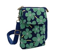 APVPOPOKGM Borse a Tracolla da Donna Borsa a Tracolla da Donna in Cotone Floreale, Mini Borsa da Donna in Tessuto, Piccola Borsa for Telefono, Portafoglio for Ragazze(B)