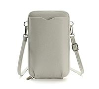 APVPOPOKGM Borse a Tracolla da Donna Borse a Tracolla Piccole da Donna, alla Moda, in Pelle PU, for Donna, multifunzionali, di Grande capacità, Borsa a Tracolla Portatile for Telefono(Gray)