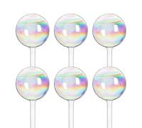 APVPOPOKGM Bulbi for irrigazione Automatica delle Piante, Sfere di Vetro for irrigazione Automatica, Sistema di irrigazione a Goccia for Giardino con Fiori Trasparenti(6pcs)