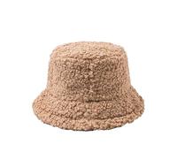 APVPOPOKGM Cappello da pescatore morbido e carino for donne e uomini, cappello da pescatore peloso, berretto invernale caldo(Khaki)