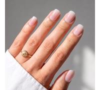 APXEL 24 pcs Press On Nails Corto, Nude Finto Unghie,Tips per Unghie | Riutilizzabili Copertura Completa, Unghie Finte Adesive Acrilico per Donne e Ragazze