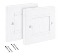 APXEL Spazzola Per Piastra Da Parete, 2x Pannello Cavi Spazzola, Coperture A Per Passaggio Fili Elettrici Per Di Altoparlanti Cavi Coassiali, Hdmi O Rete/Telefonici