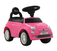 APXESS FIAT 500 - Macchina giocattolo per bambini, colore: rosa | Licenza ufficiale, con vano portaoggetti sotto il sedile, schienale ergonomico