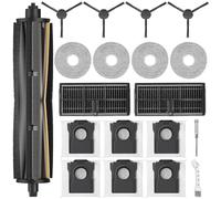 APZOVO Ricambio Accessori per Dreame L10s Pro Ultra Heat /L10s Ultra Gen 2 /X30 Ultra, per Mova E30 Ultra, 1 TriCut Spazzola Principale, 2 HEPA Filtro, 6 Sacchetti, 4 Panno, 4 Spazzola Laterale
